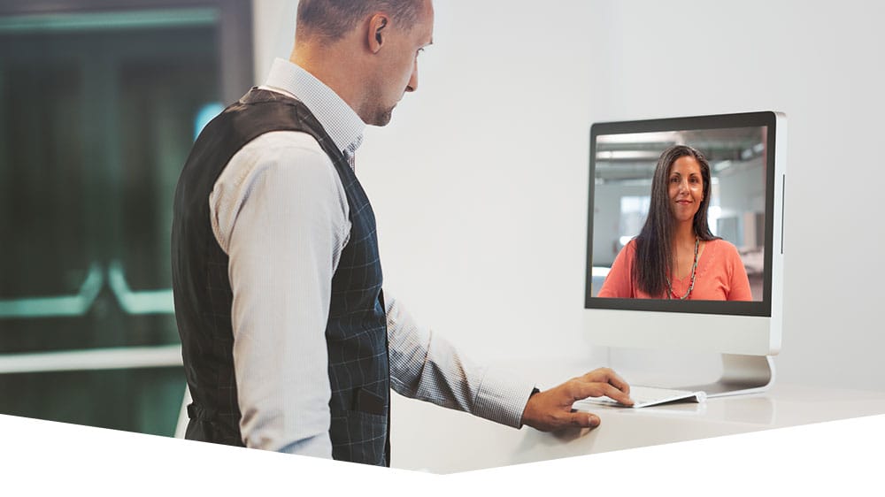 Virtual “reception” with a remote video attendant