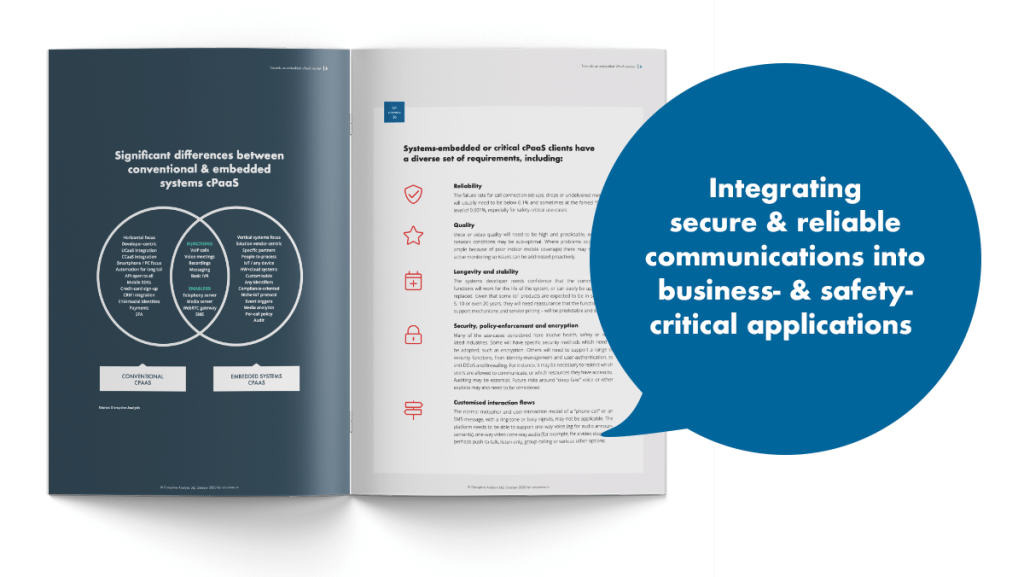 Towards an embedded cPaaS market